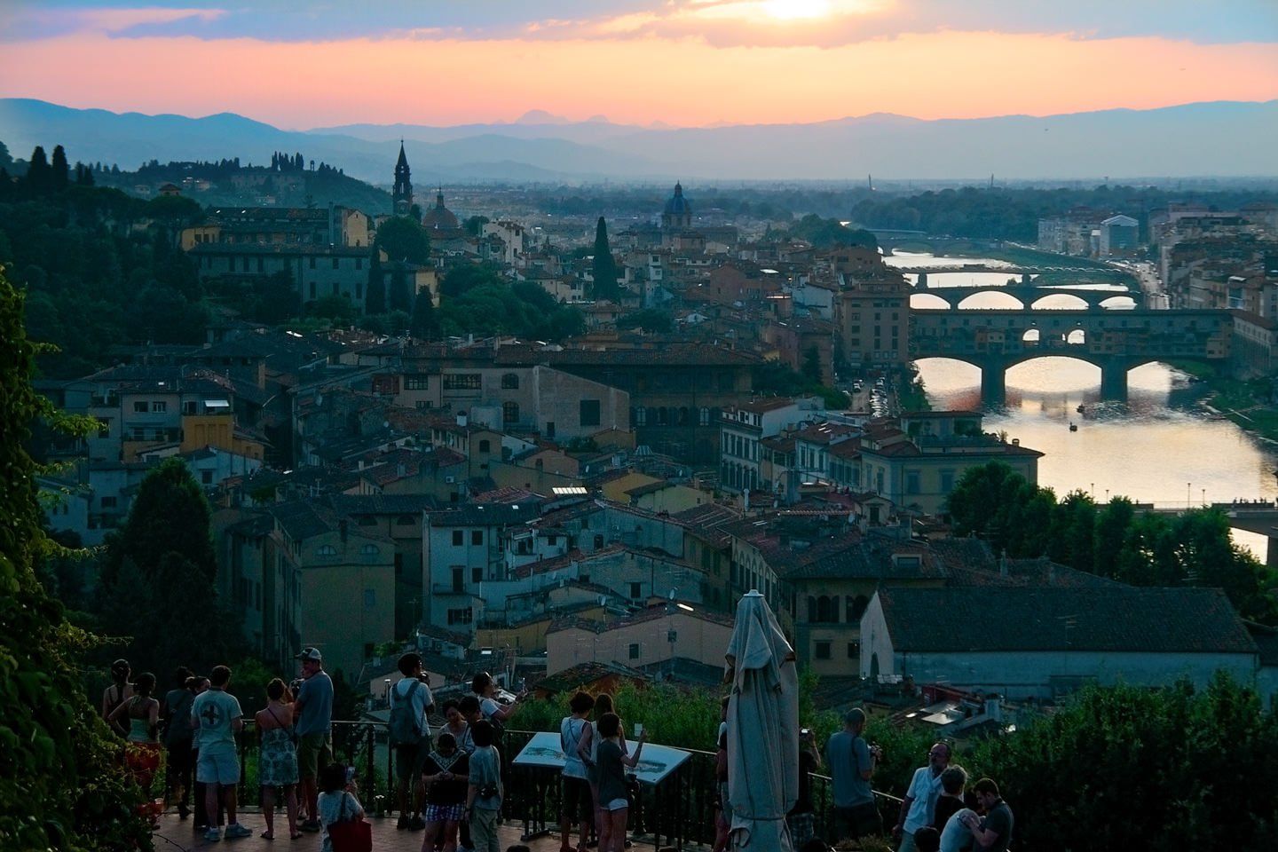 dawn over Florence