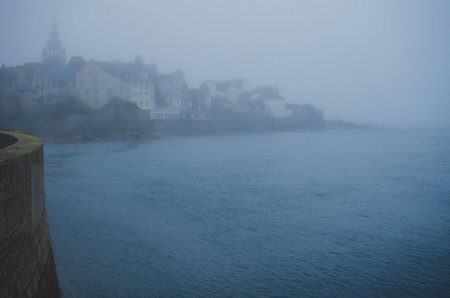 foggy day in Roscoff