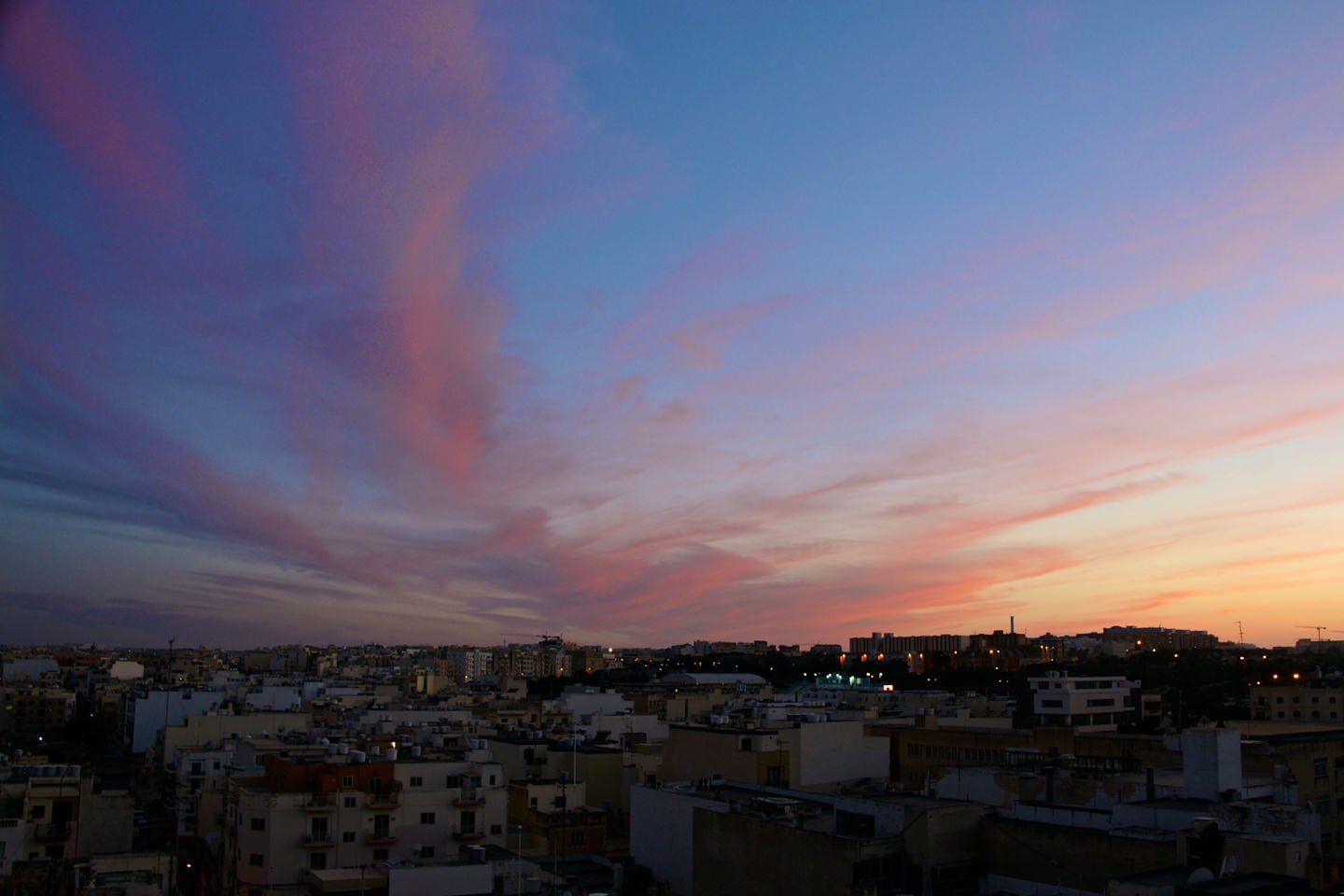 sunset photography from Malta